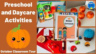 October Daycare Classroom Tour and Activities [upl. by Undine]