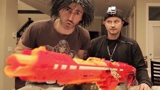 Nerf CENTURION Blaster Unboxing and Review [upl. by Stoecker]