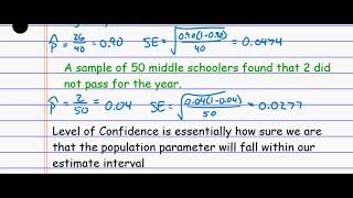 Confidence Intervals on Proportions [upl. by Dorran]