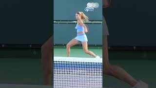 Camila Giorgi  Forehand Backhand Slowmotion2 shorts camilagiorgi [upl. by Codding101]