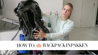 HOW TO BACKPACK INPAKKEN  WORK THAT ES [upl. by Pals]