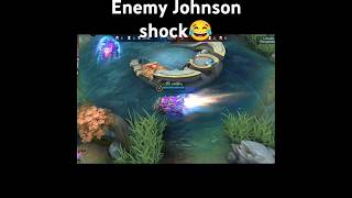 Enemy Johnson Vs my johnsonshortmlbbviralshortmlbb [upl. by Atenik]