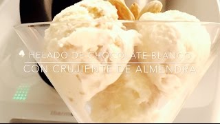 Helado de chocolate blanco  Recetas Thermomix [upl. by Ahsetan]