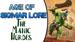 Age of Sigmar Lore The Hordes of Bonesplitterz [upl. by Narmak]