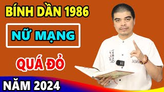 Vận Mệnh Tử Vi Tuổi Bính Dần 1986 Nữ Mạng Năm 2024 Nắm Chuẩn Mệnh Trời Hưởng Thời Hưng Vượng [upl. by Claus]