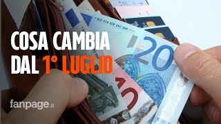 Bonus vacanze aumenti in busta paga e tetto al contante cosa cambia dal 1° luglio [upl. by Acino6]