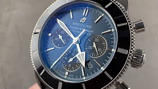 Breitling Superocean Heritage Chronograph B01 Chronograph 44 AB0162121C1S1 Breitling Watch Review [upl. by Oicnecserc]