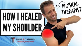 Physical Therapist FIXES His Shoulder Pain  So Can You [upl. by Libbna]