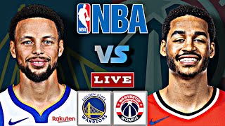 Golden State Warriors vs Washington Wizards  NBA Live Play by Play Scoreboard [upl. by Zadack]