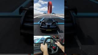 Driving A McLaren Senna supercars mclaren mclarensennagtr fh5clips g29steeringwheel fh5 [upl. by Esele993]