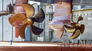 The Crazy Evolution of Propeller Systems Moving World Biggest Ships [upl. by Aicilram814]