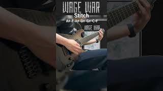 Stitch  WAGE WAR metal [upl. by Enilegna216]