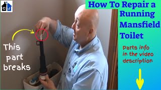 How to Fix a Running Mansfield Toilet [upl. by Nelia]