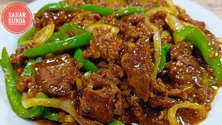 BEEF TERIYAKI ala RESTO Masakan Daging Sapi Terenak [upl. by Terle]