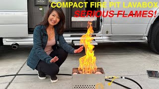 Best Space Saving Fire pit For Your Camper Van Class B RV [upl. by Levan100]