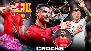 ¡GOLAZO de CR7  Bayern teme al Barça  ¿Vuelve KROOS  Soprende SALAH  FALSO lo de Davies [upl. by Ode]