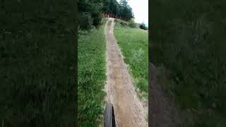 Launching a jump at 50kmh in Metabief bikepark mtb downhill mtbpark [upl. by Imena]