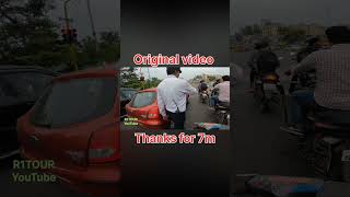 Police ko thoka original video indore trafik viralmillionviews original motovlog chapri bike [upl. by Lionel]