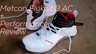 Nike Metcon Flyknit 3 quotAdonis Creedquot  PERFORMANCE REVIEW [upl. by Yatnuhs]