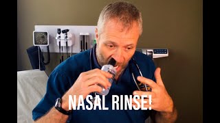 Nasal Rinse Technique Tips to make it more comfortable [upl. by Sutherlan154]