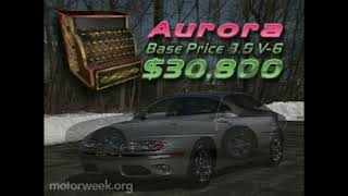 Motorweek 2001 Oldsmobile Aurora Road Test [upl. by Nnylsia]