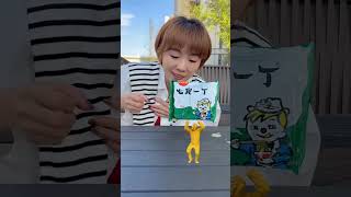 Bandar Mama Nodle Khaya 🥳 mini wood toy wood working art skill short cartoon viral trending [upl. by Nohsar]