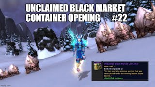 Unclaimed Black Market Container Opening   22 WoW Shadowlands 91 [upl. by Kala694]