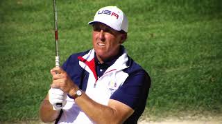 Phil Mickelson vs Sergio Garcias Amazing Sunday Singles Match Highlights  2016 Ryder Cup [upl. by Etireugram]