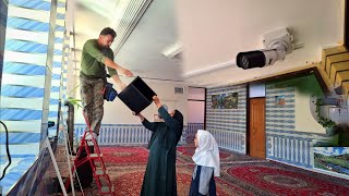 Installing closed circuit cameras for the shopkeepers house and receiving the grandmother from them [upl. by Hasseman]