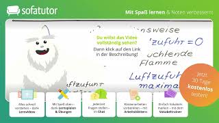 Funktionsweise des Bunsenbrenners einfach erklärt – Chemie 7 amp 8 Klasse [upl. by Kermit]