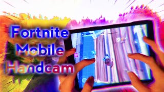 FORTNITE MOBILE  HANDCAM  IPAD 2018  5 FINGER CLAW [upl. by Aubyn]