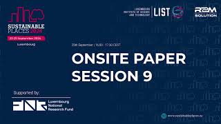 Onsite Paper Session 9 [upl. by Aihsemot]