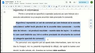 Algoritmi cu numerotare și definiția algoritmului informatic [upl. by Aihsad]