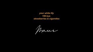 strawberries amp cigarettes  w lyrics   markmin [upl. by Dessma]