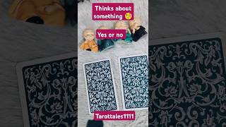 Thinks about something 🧐 Yesnoreading tarot yesnoreading [upl. by Lecrad]