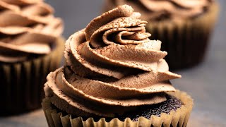 Chocolate Whipped Cream Frosting 5 Minute Recipe [upl. by Gillead397]