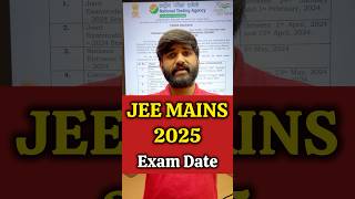 JEE Main 2025 Exam Date✅  Registration Date  75 Criteria  JEE Main 2025 Syllabus jeemain2025 [upl. by Aivilys737]