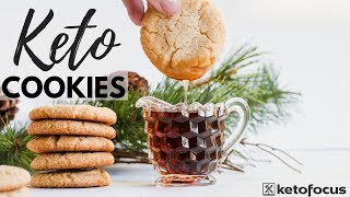 The Best Keto Cookie Recipe  KETO MAPLE BACON COOKIES  Keto Christmas Cookies [upl. by Eenattirb]