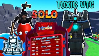 Dùng TOXIC UTC vượt Endless Mode đến wave 100  Toilet Tower Defense [upl. by Aiuqes264]