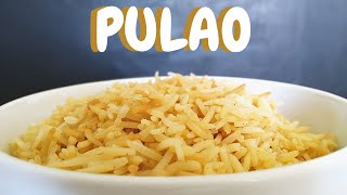 Afghan rice recipe  Plain Afghan pulao [upl. by Eadmund]