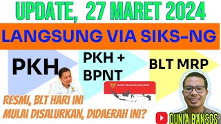 UPDATE 🔴 BANSOS PKH PKH  BPNT BLT MITIGASI VIA SIKSNG BANSOS BLT MULAI DICAIRKAN HARI INI [upl. by Notnad614]