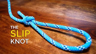 How to Tie the Slip Knot in UNDER 60 SECONDS  How to Tie a Loop Knot [upl. by Leah]