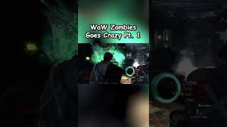 WaW Zombies Goes Crazy Pt 1 gaming callofduty codzombiesshort [upl. by Georgia]