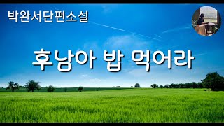 후남아 밥 먹어라박완서늙고 병든 어머니를 생각하는 딸의 마음과 딸을 생각하는어머니의 애잔한 마음이 전해지는 [upl. by Masera]