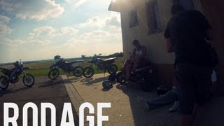 Rodage du Derbi en 70 et du Booster  GoPro HD [upl. by Nivlek]