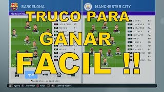 GANA PARTIDOS DE LA FORMA MAS FACIL  ESTRATEGIA PARA GANAR PARTIDOS  PES 2019 [upl. by Ylrebmik]