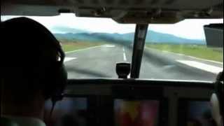 Take Off Aek Godang Airfield Cessna 208B SusiAir [upl. by Lledner]