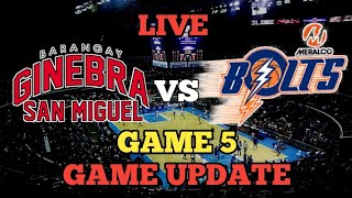 GINEBRA VS MERALCO GAME 5 UPDATE  PBA LIVE TODAY  PBA HIGHLIGHTS  PBA UPDATES [upl. by Inalan]