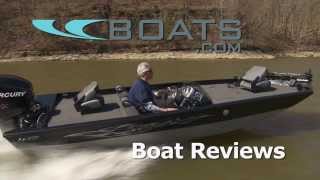 Lowe Stinger 18 HP Aluminum Bass Boat Review  Performance Test [upl. by Ayotel]