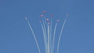 Snowbirds  Maple Leaf Formation  Airshow London [upl. by Analihp220]